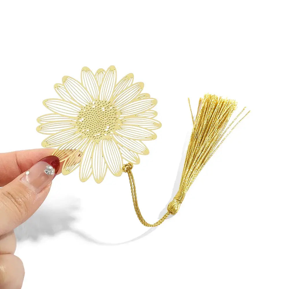 vibrant flower bookmarks collection