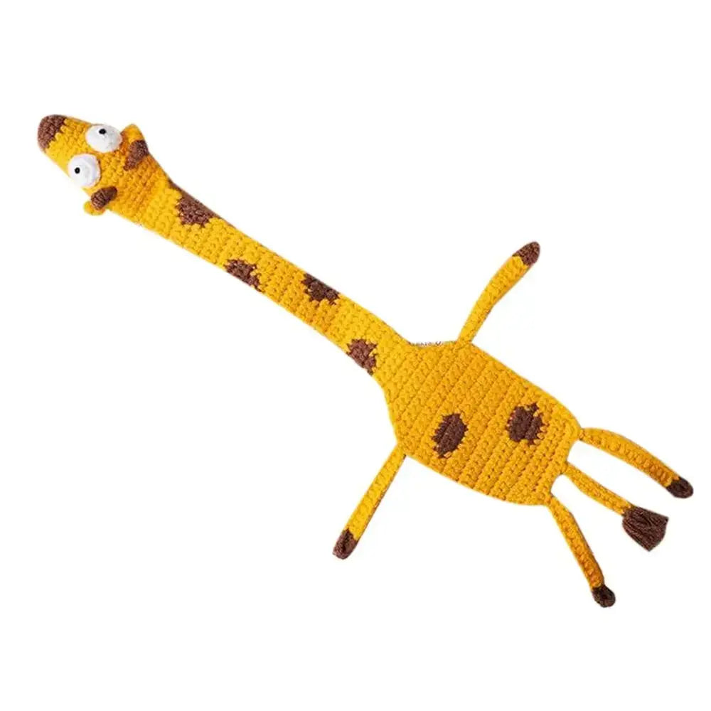 Cute girafe crochet bookmark