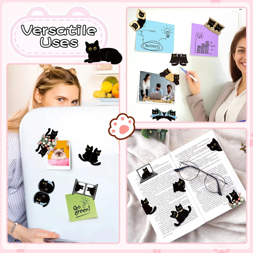 cute animal themed magnetic bookmarks