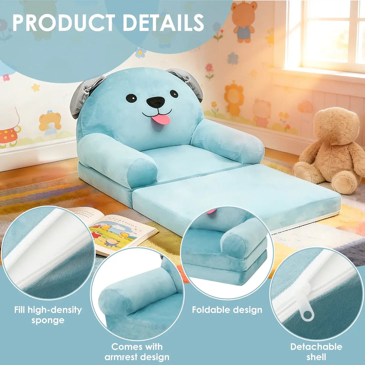 cute reading nook chair for children