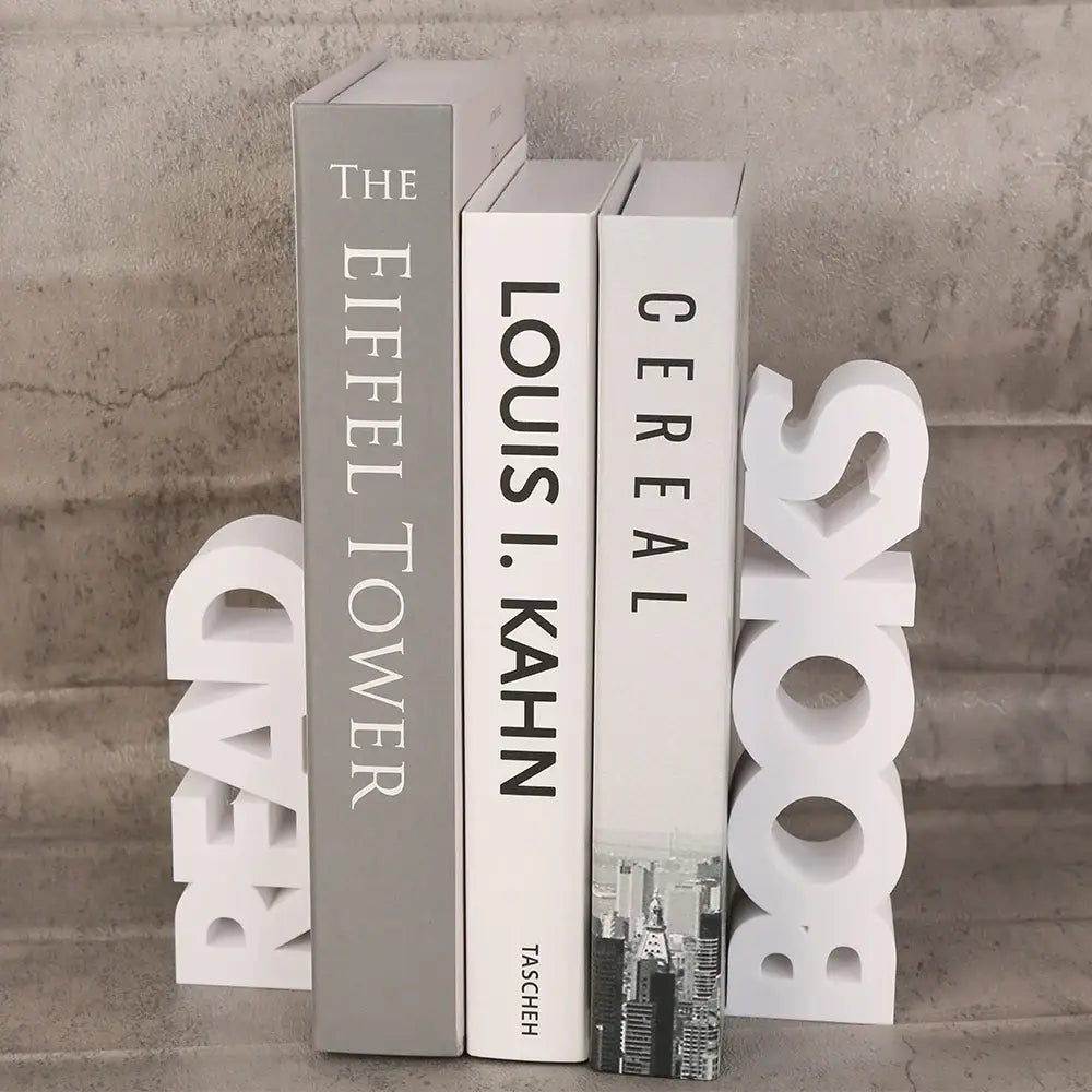 unique art deco bookends for bookshelf