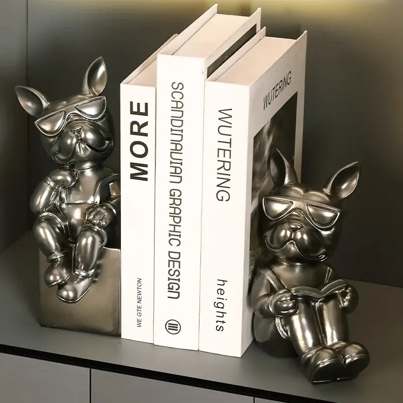 bookend set for decorative purposes