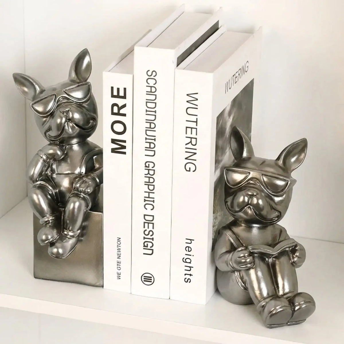 Decorative bookend set