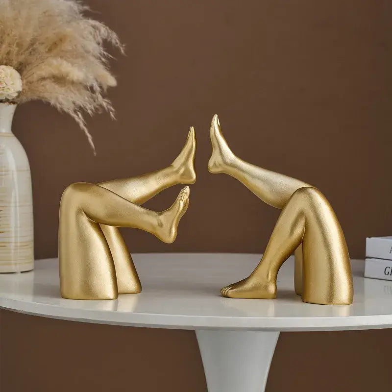 stylish gold bookend for home decor