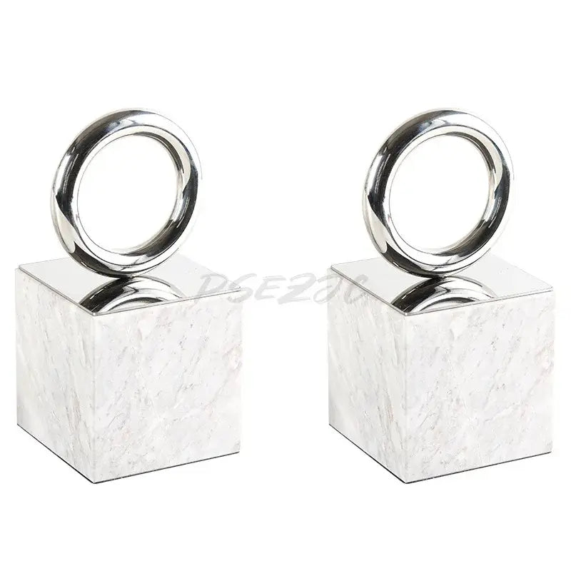 unique marble bookends for office decor