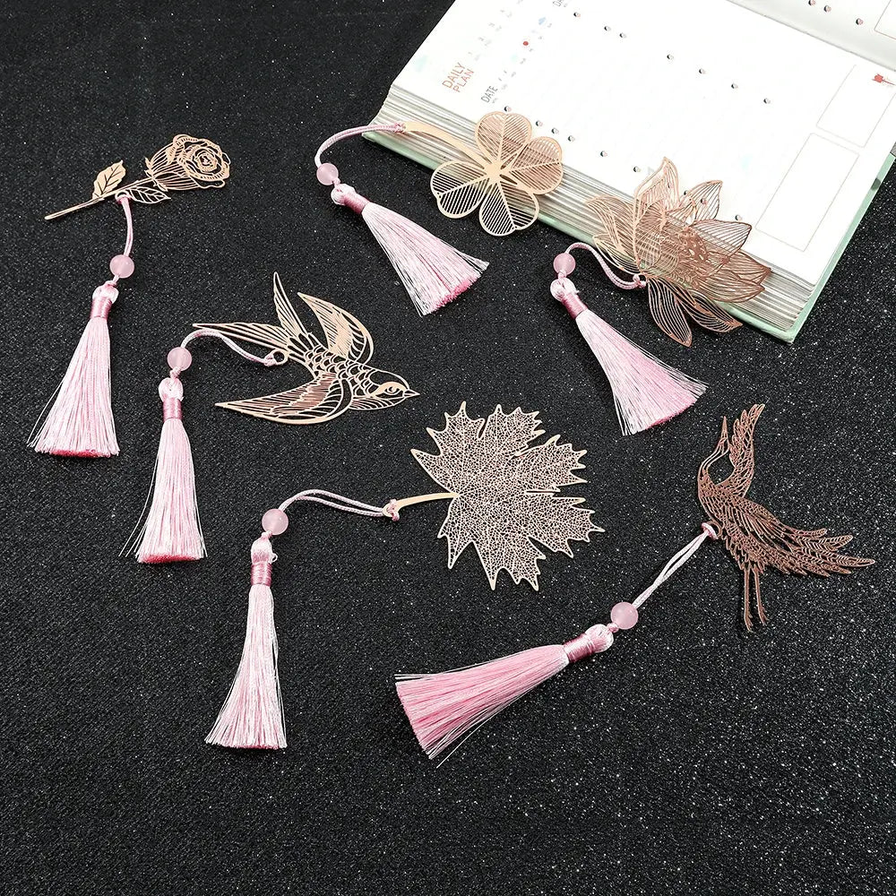 rustic metal bookmarks for antique lovers