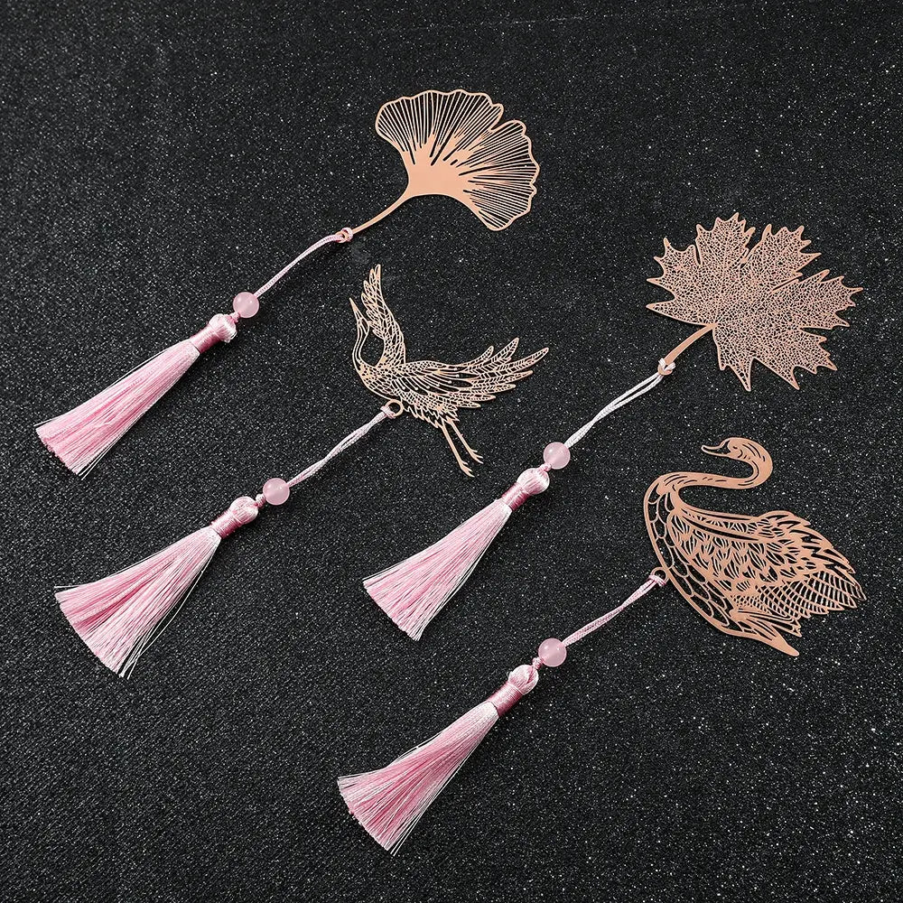 colorful metal bookmarks with creative patterns