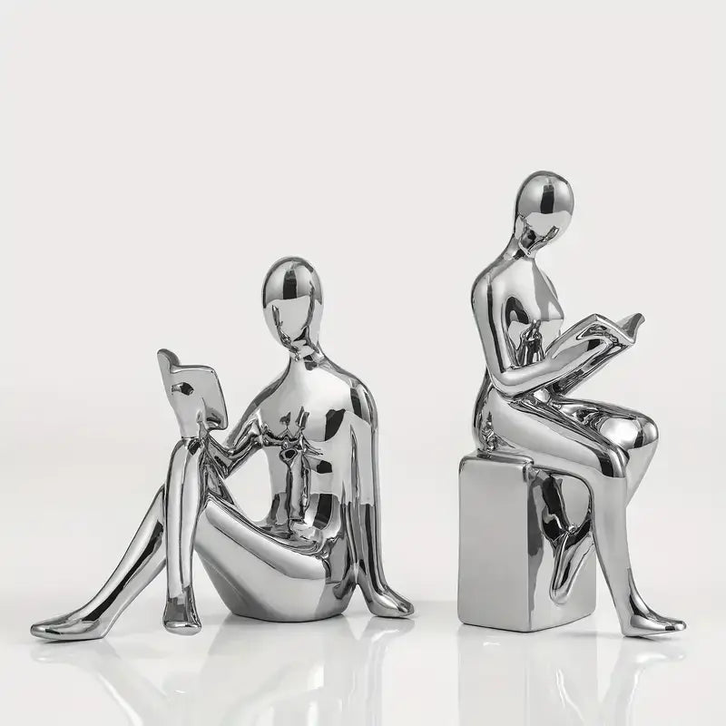 Decorative modern bookend