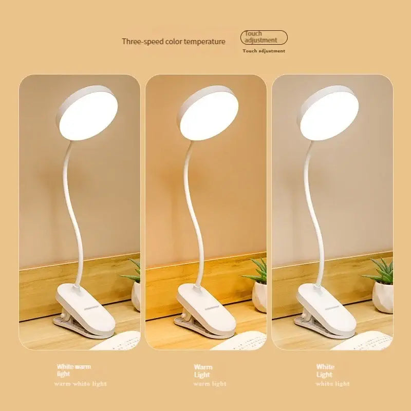 LED desk lamp with dimming feature