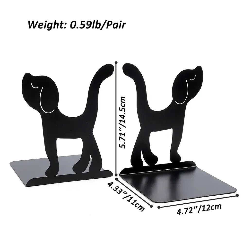 stylish dog themed bookend