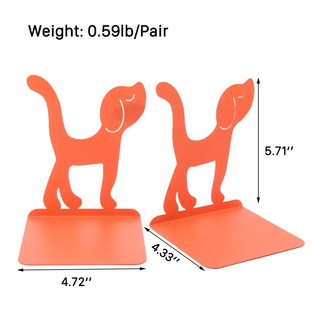 ceramic dog bookend for supporting books