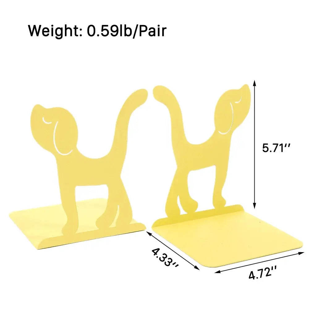 pet dog bookend for organizing shelves