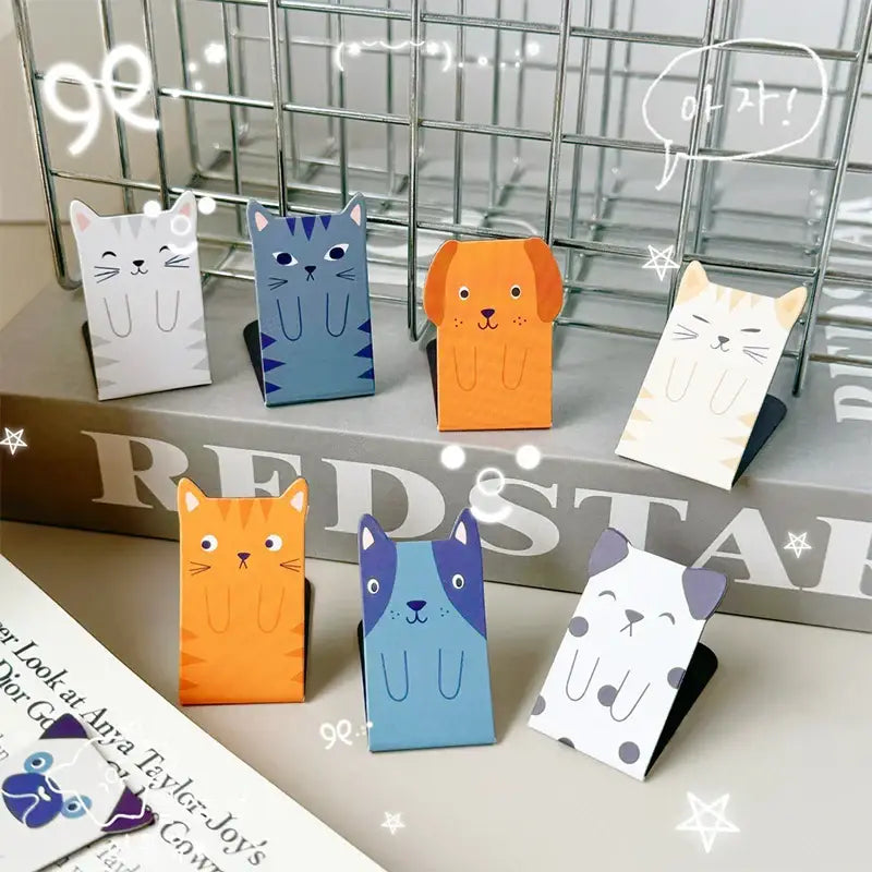 dog silhouette magnetic page markers