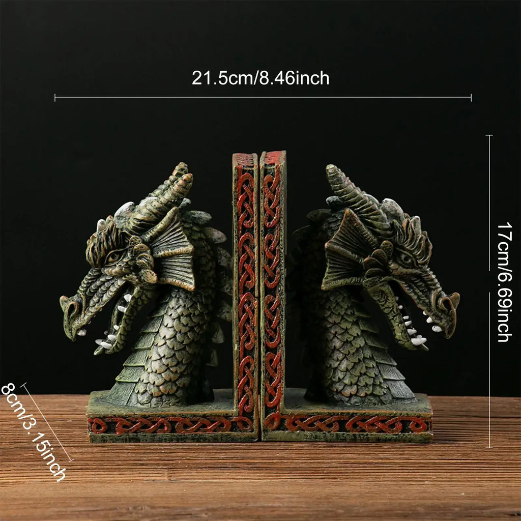 decorative dragon book holder