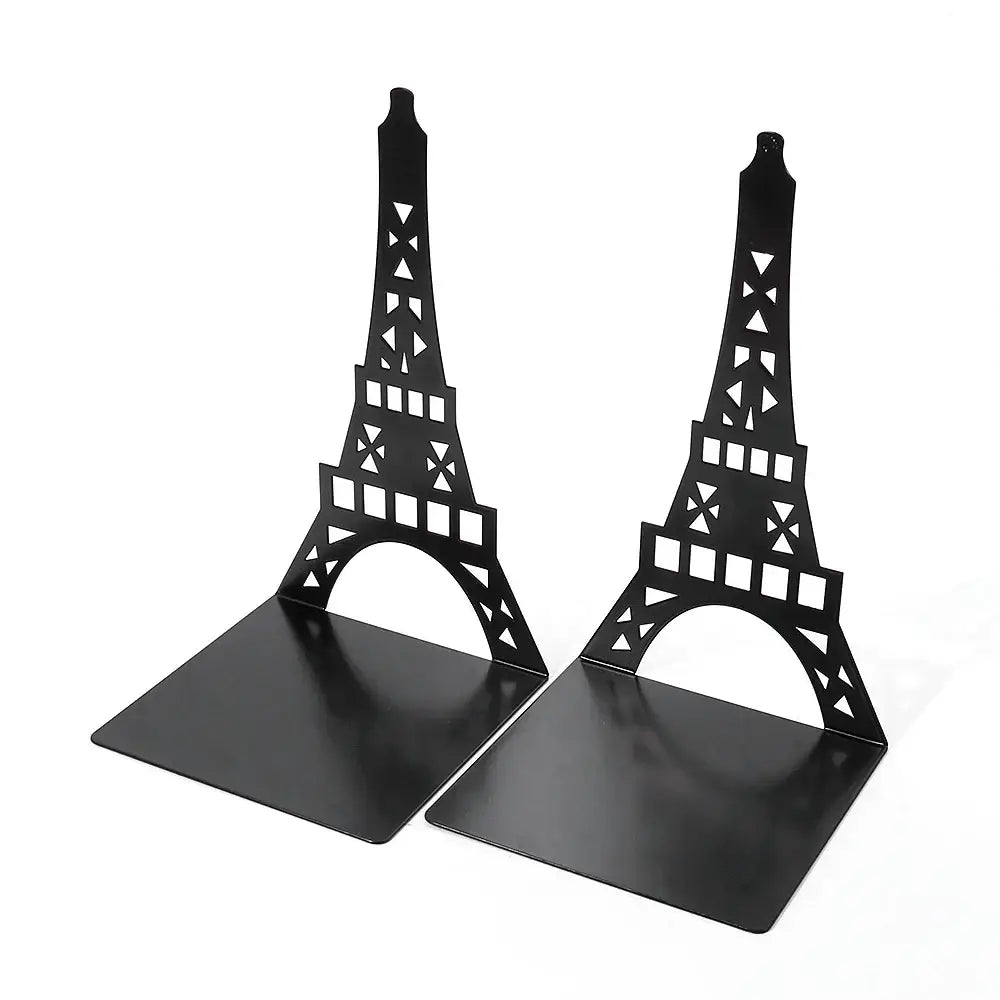 Eiffel Tower inspired metal bookend