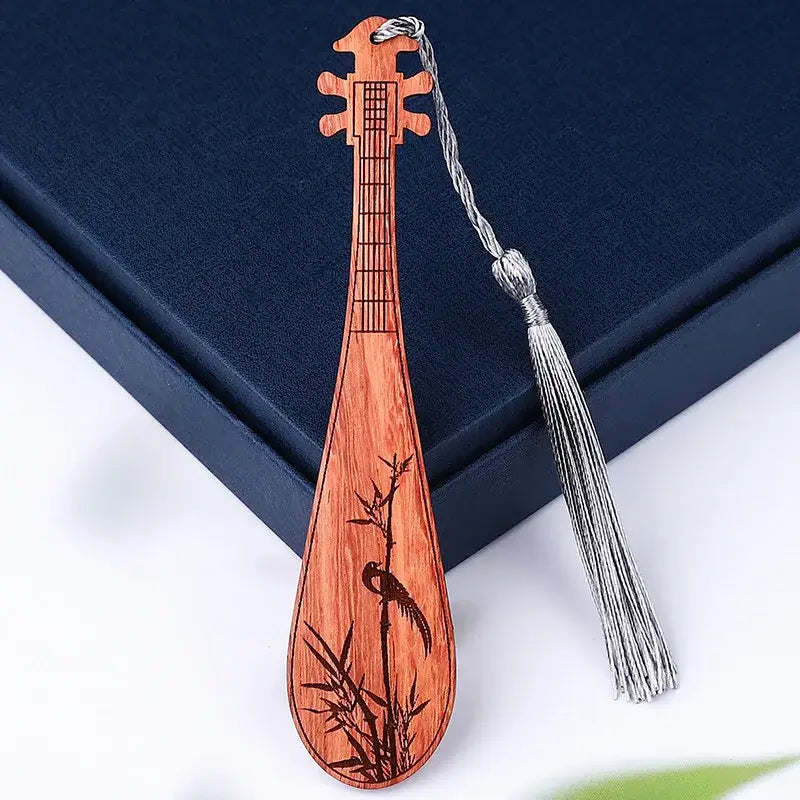 eco-friendly wooden bookmarks with engraving