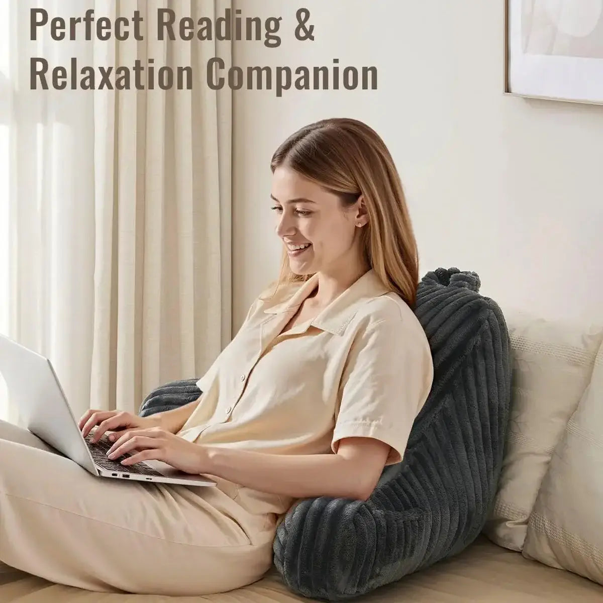 adjustable support pillow for avid readers