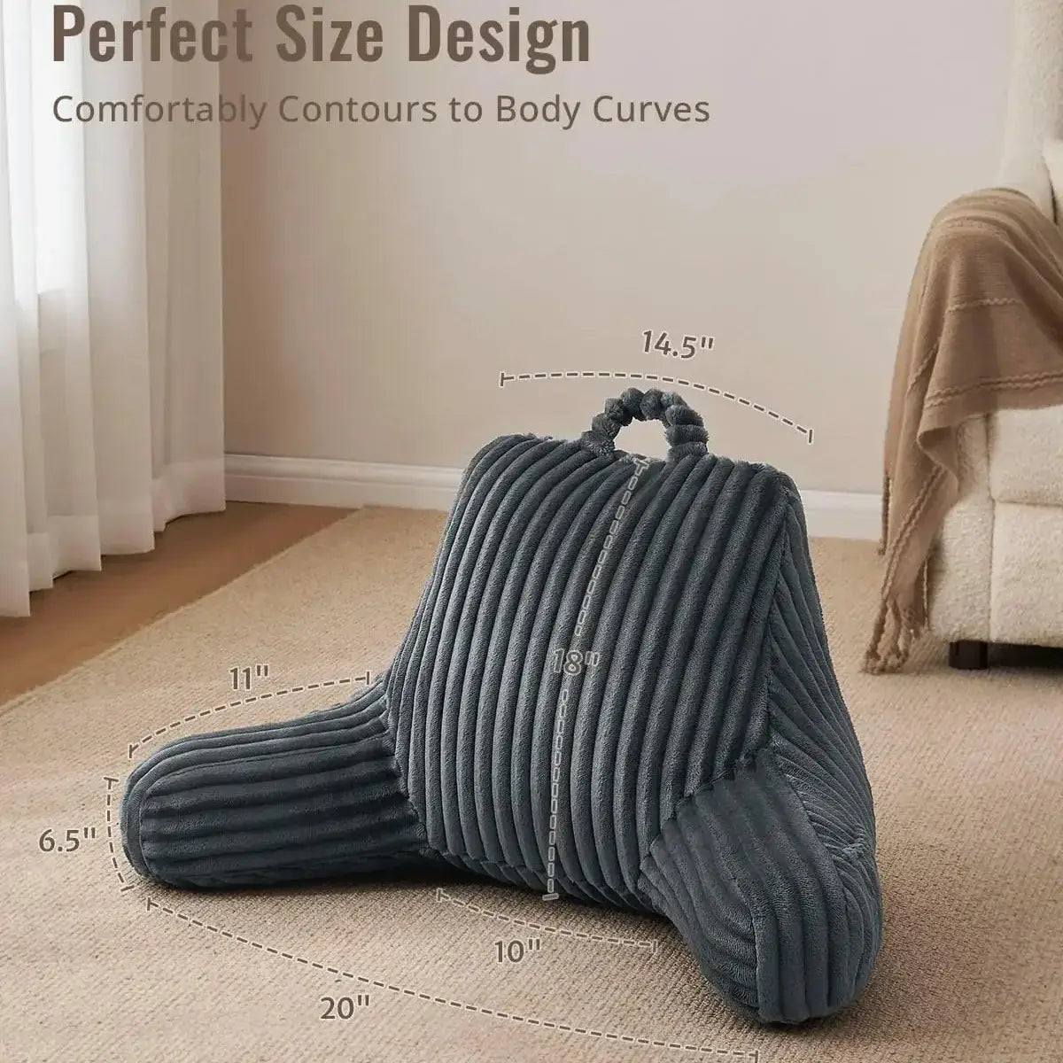 soft reading cushion for back comfort