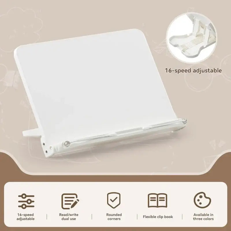 foldable book holder for hands-free reading