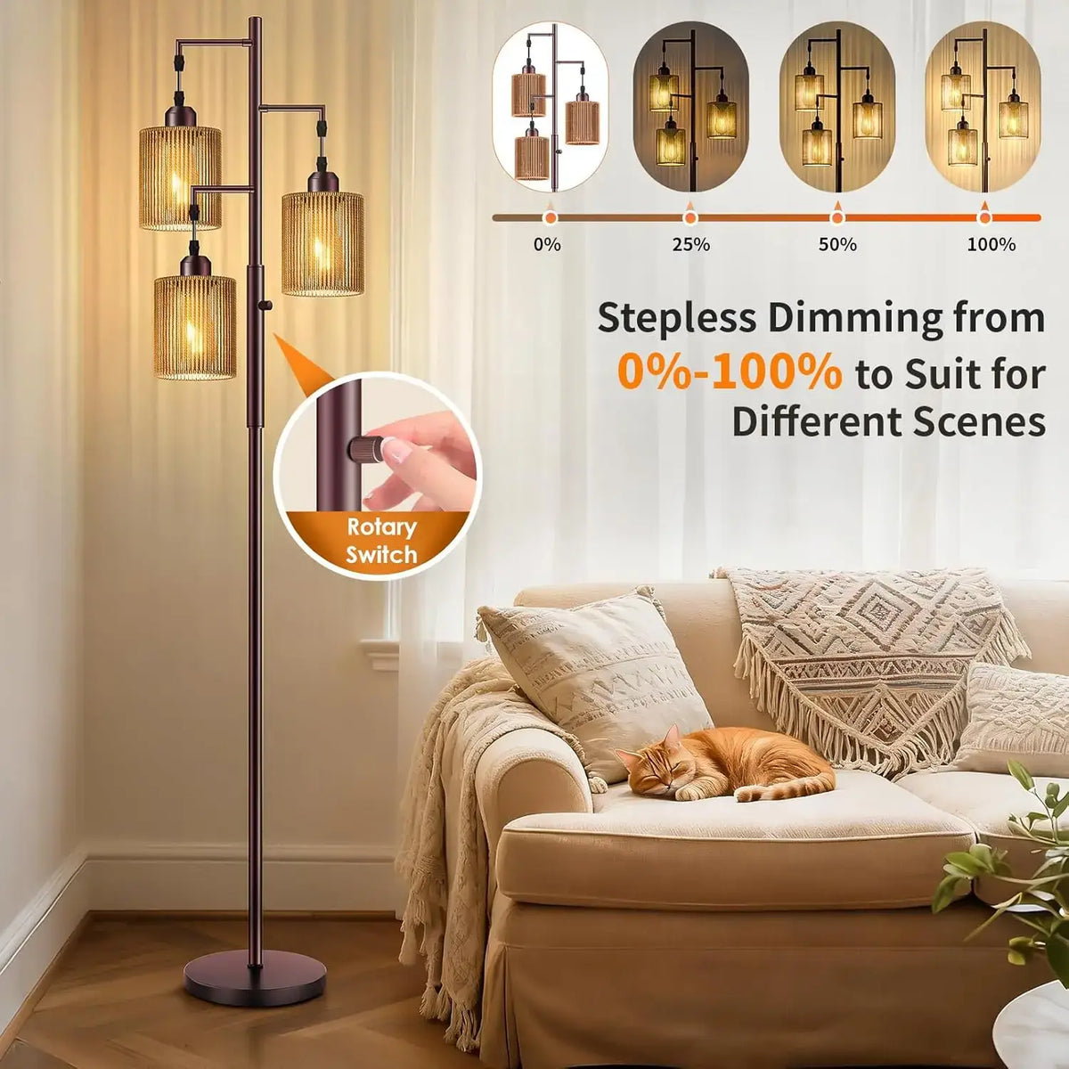 stylish reading light for living room