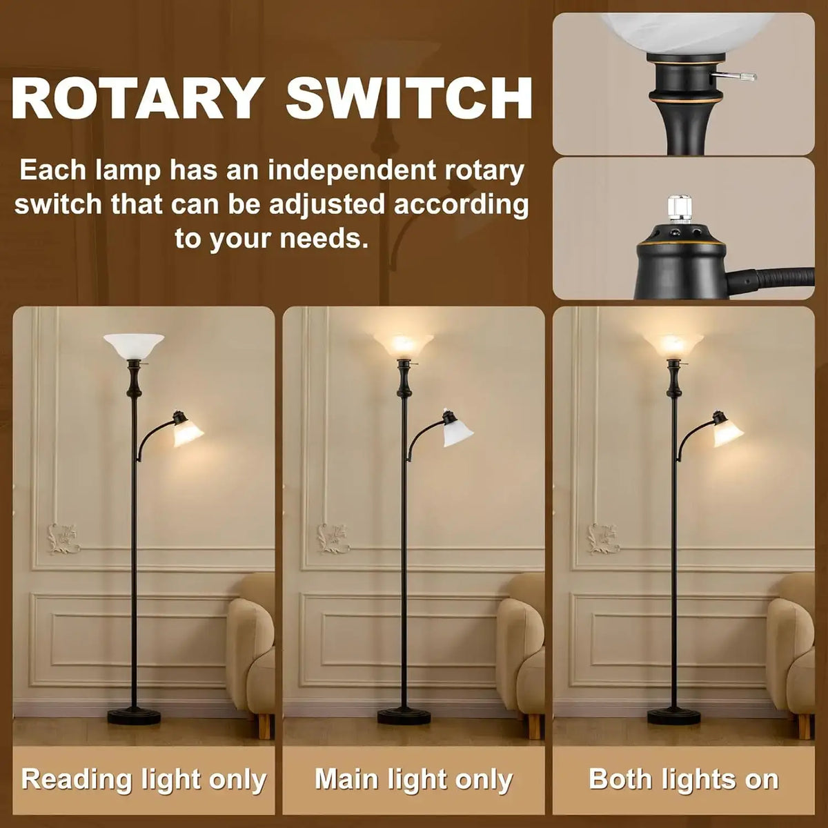 contemporary floor light suitable for living rooms
