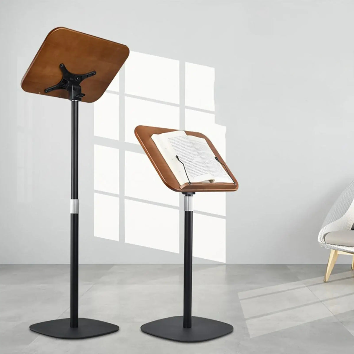 portable book support stand