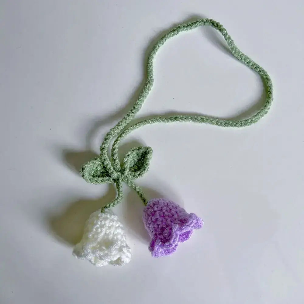 crocheted floral bookmark template