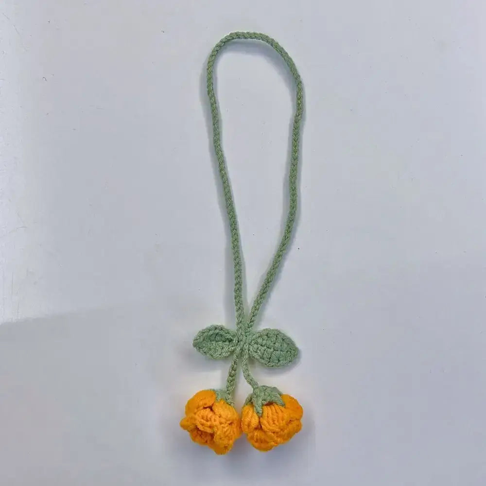 crochet flower bookmark tutorial