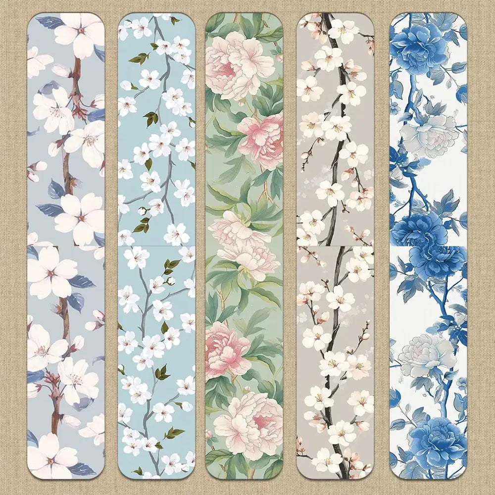 magnetic floral bookmarks for readers