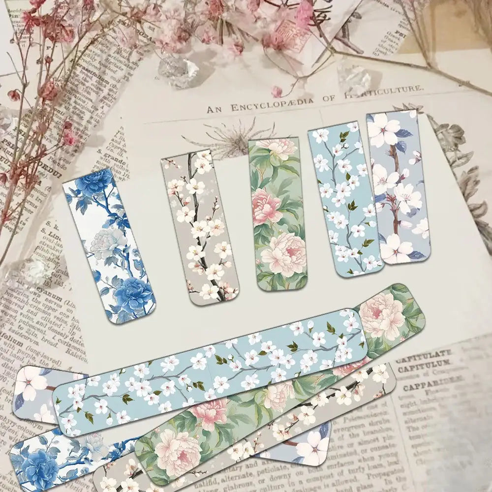 colorful flower bookmarks for books
