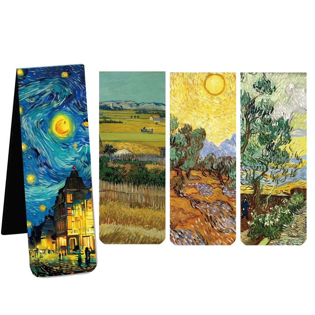 colorful folding bookmarks with magnets