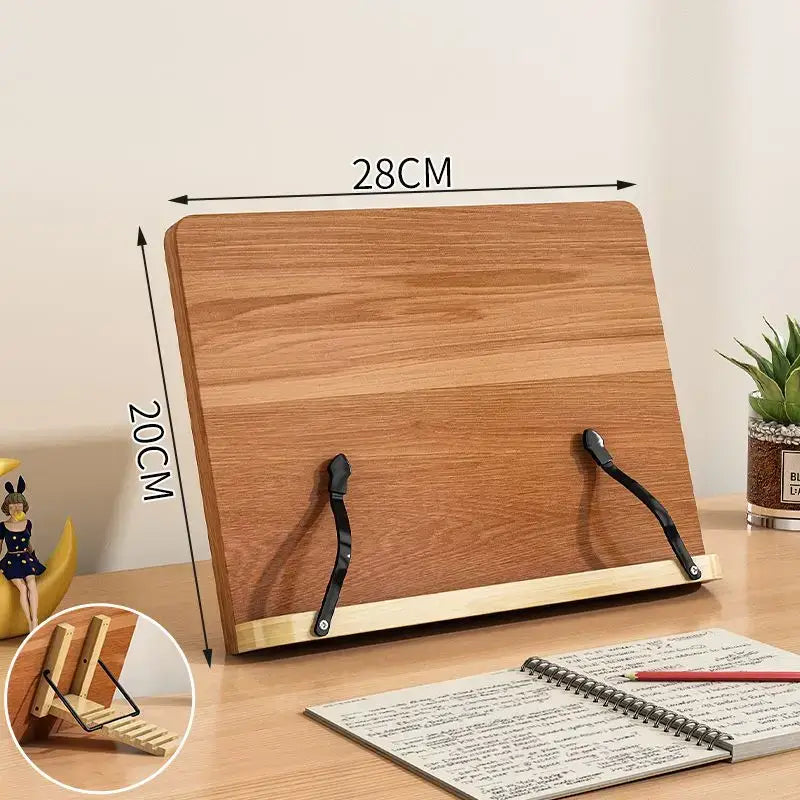 lightweight wooden literature holder