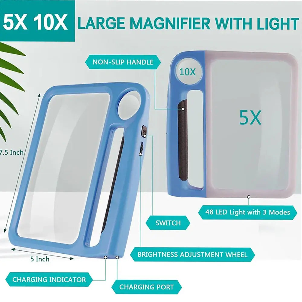 bright light magnifier for detailed viewing