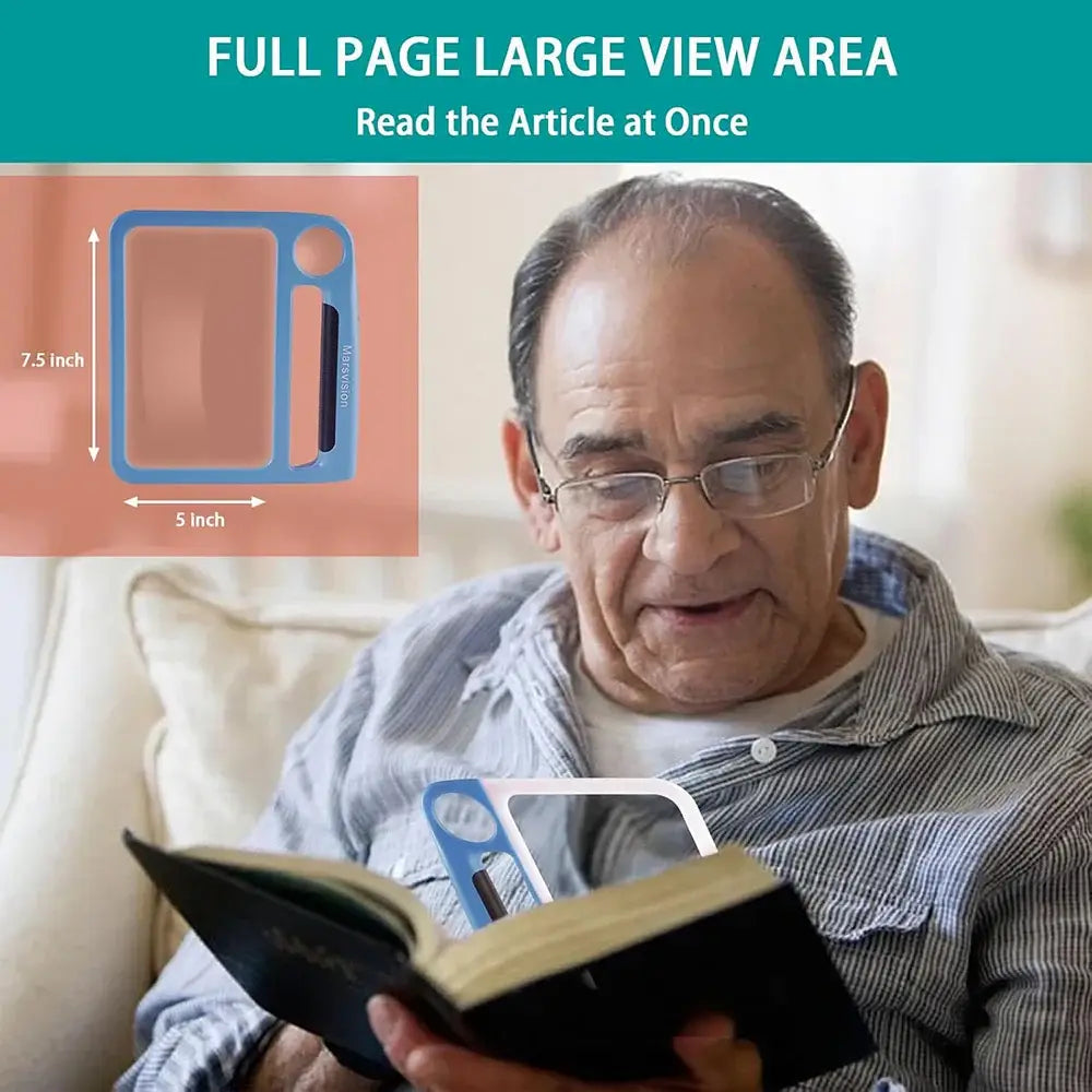 magnifying lens with light for reading