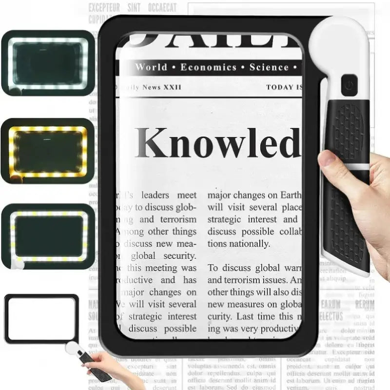 Full page reading magnifier