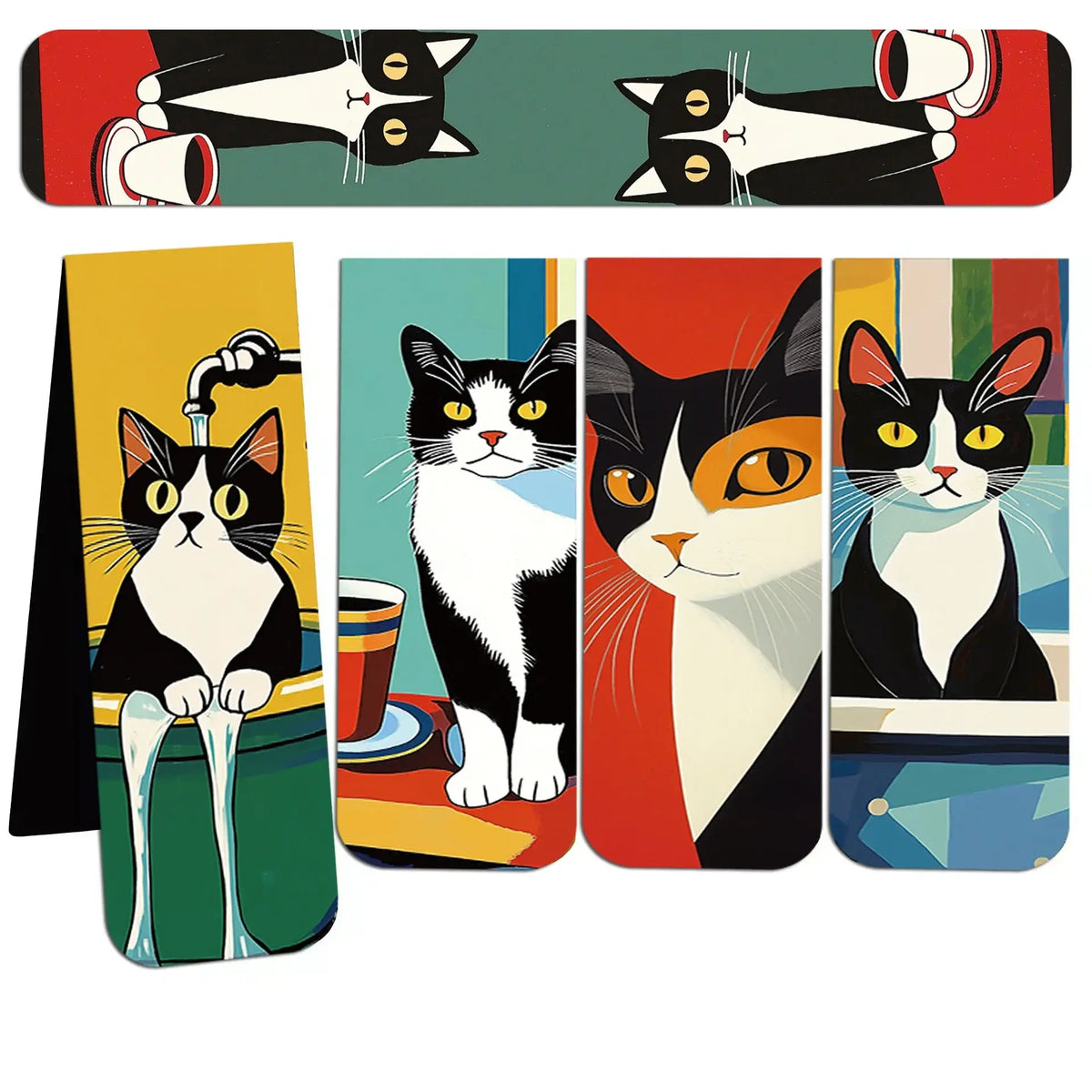Fun Cat Magnetic Bookmarks