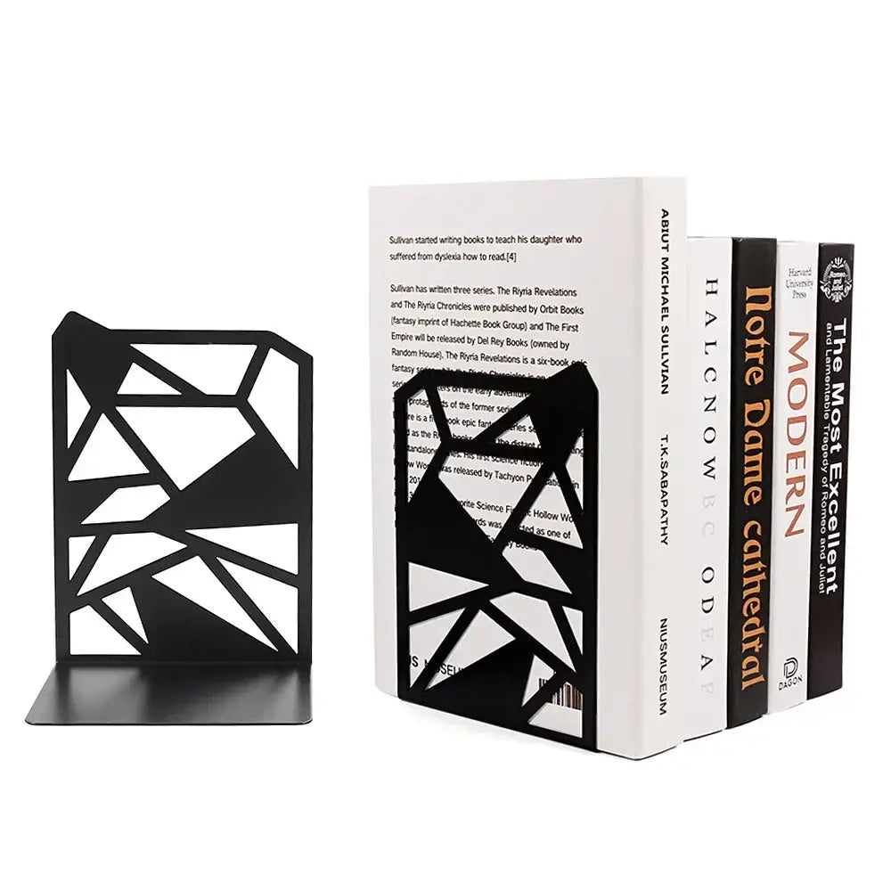 Geometry Metal Bookend