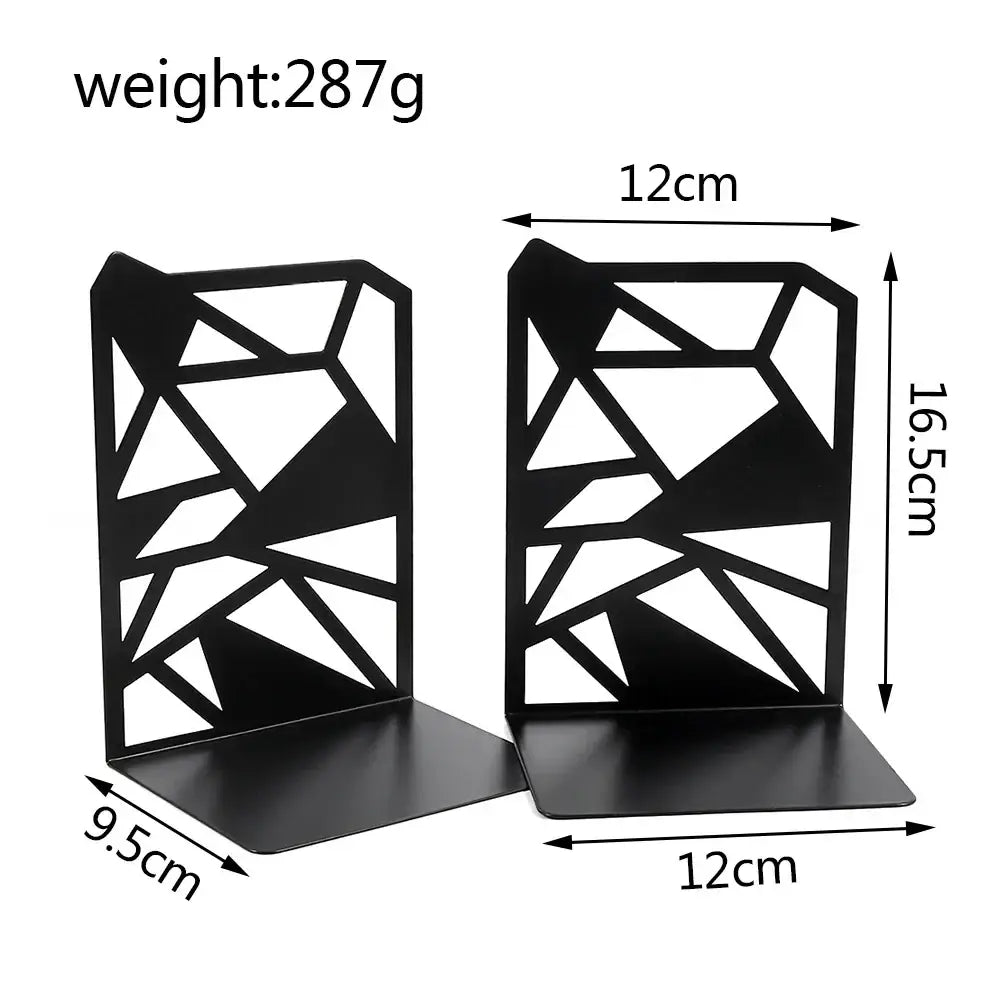 modern geometric style bookend