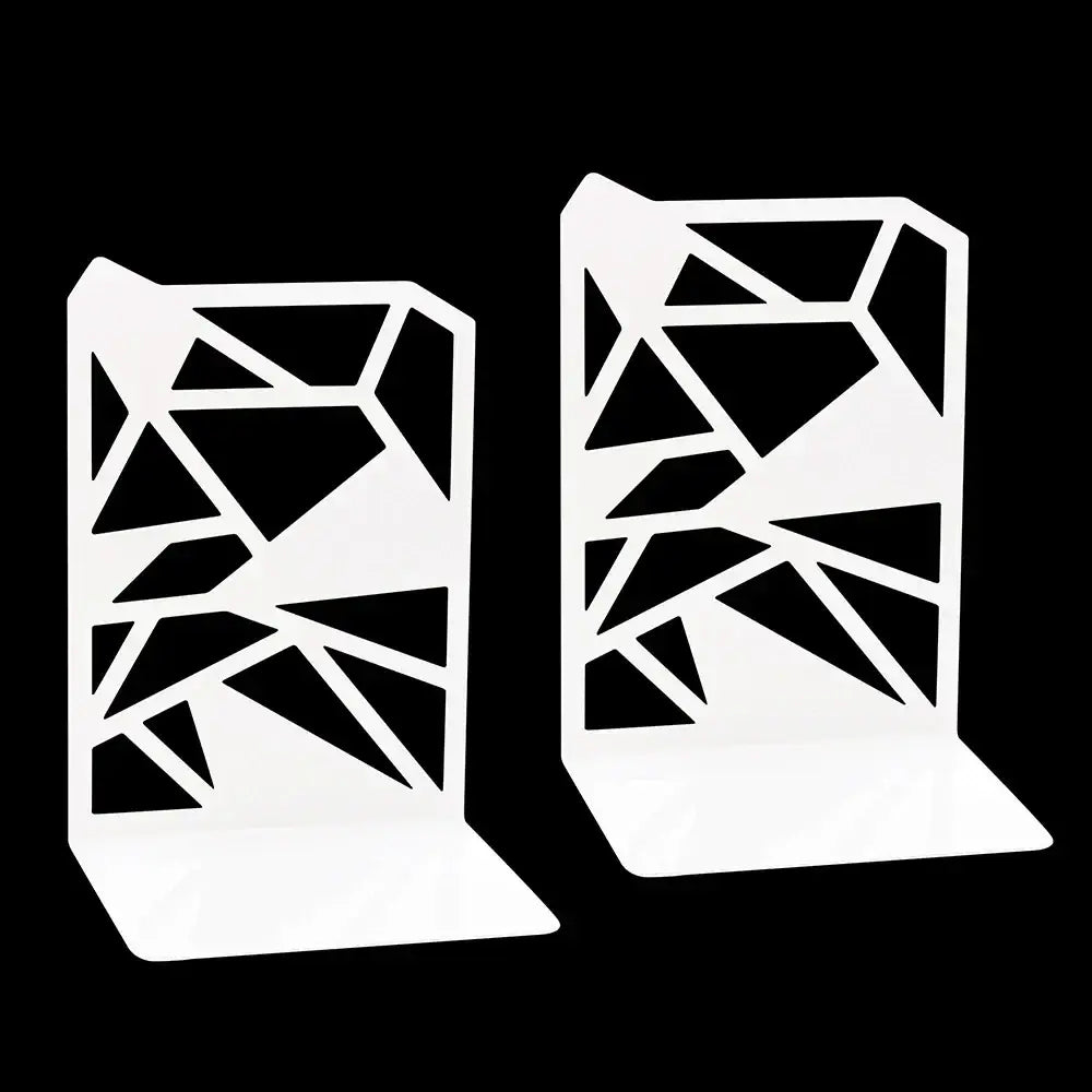unique design metal bookend for shelves