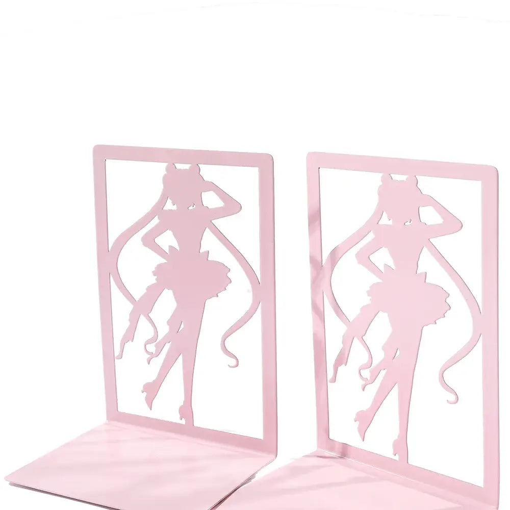bookend featuring girl silhouette