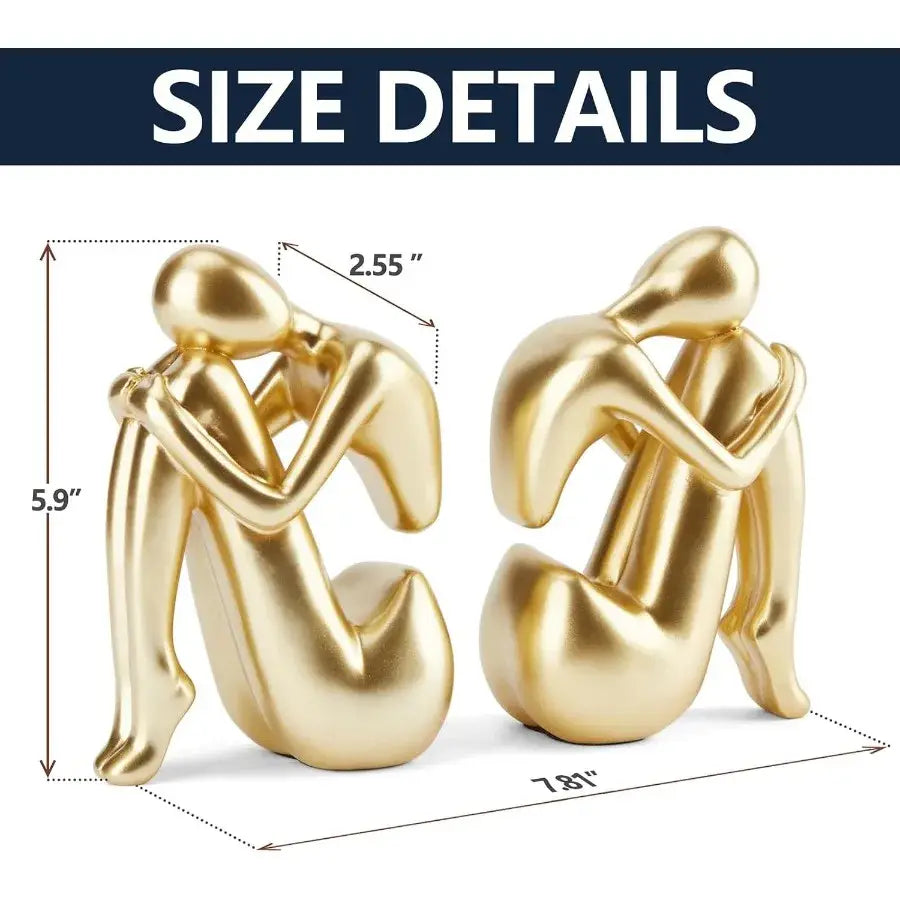 decorative gold bookend for home office