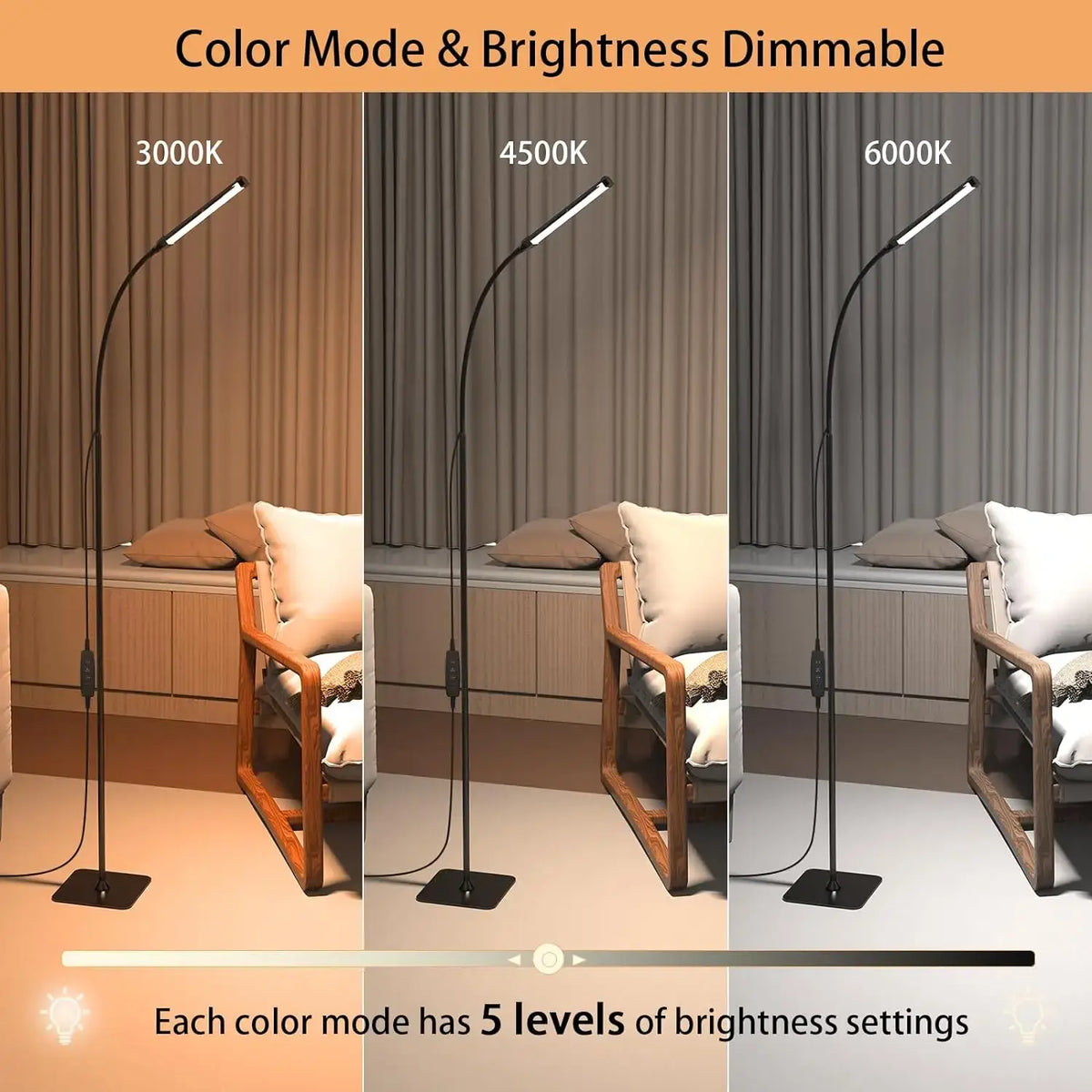 adjustable floor lamp for reading