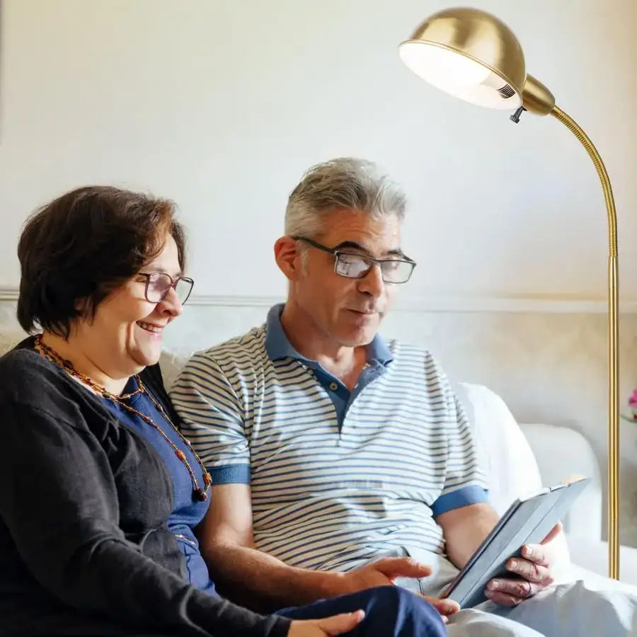 gooseneck adjustable floor lamp for reading