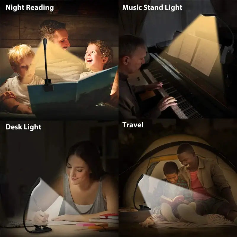 versatile clamp reading lamp for nightstand