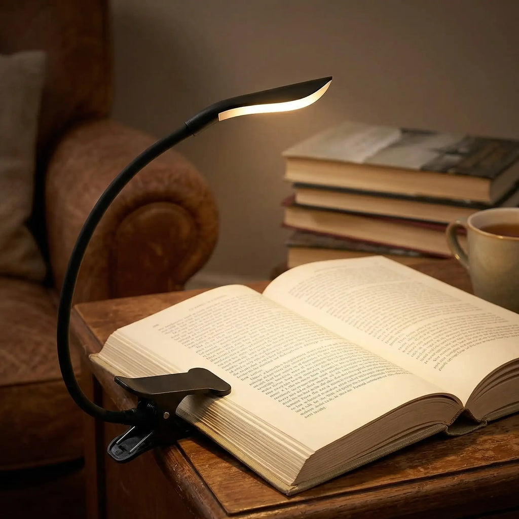 Gooseneck Reading Lamp With Clamp