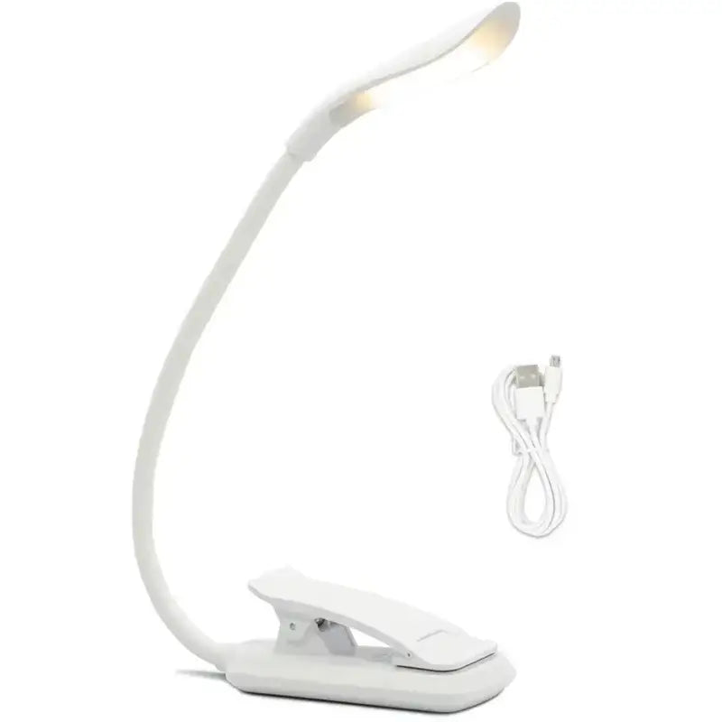 flexible gooseneck lamp with clamp