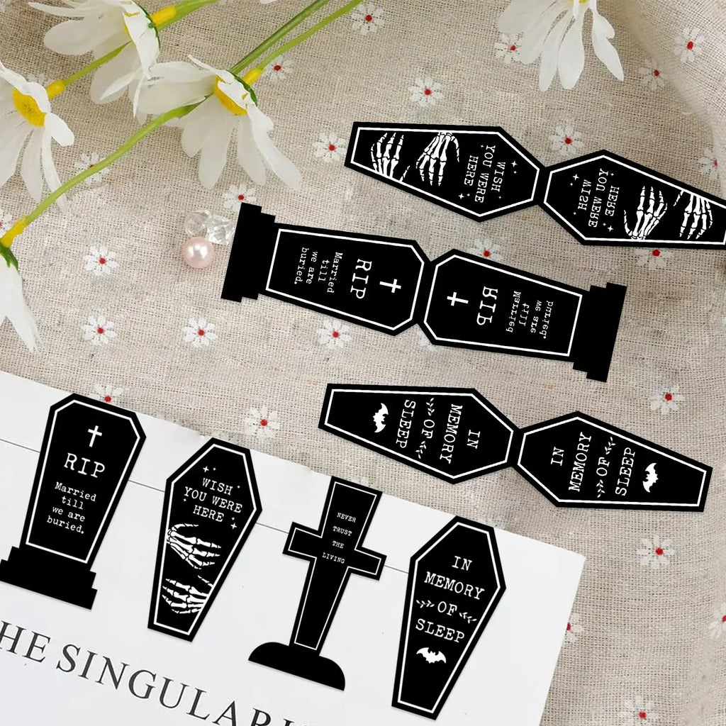 dark themed magnetic page markers