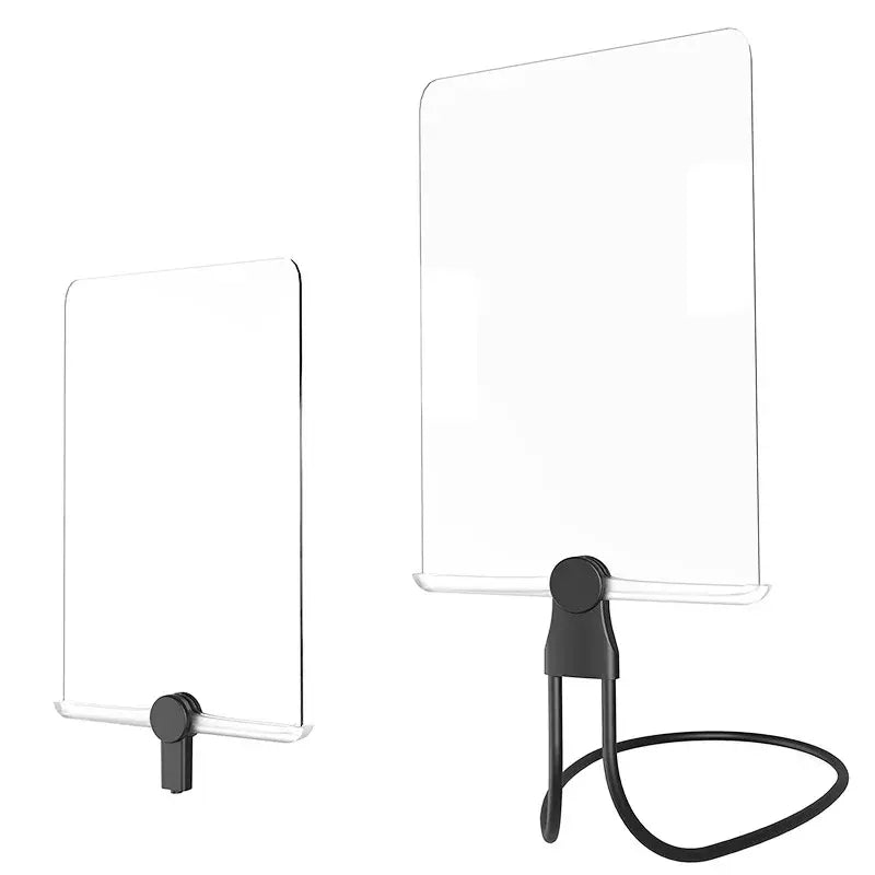 Hands free magnifier for reading books