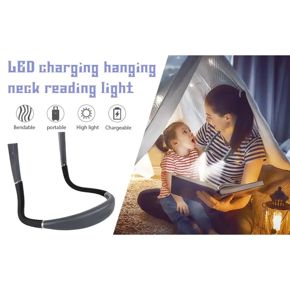 flexible hands-free reading lamp