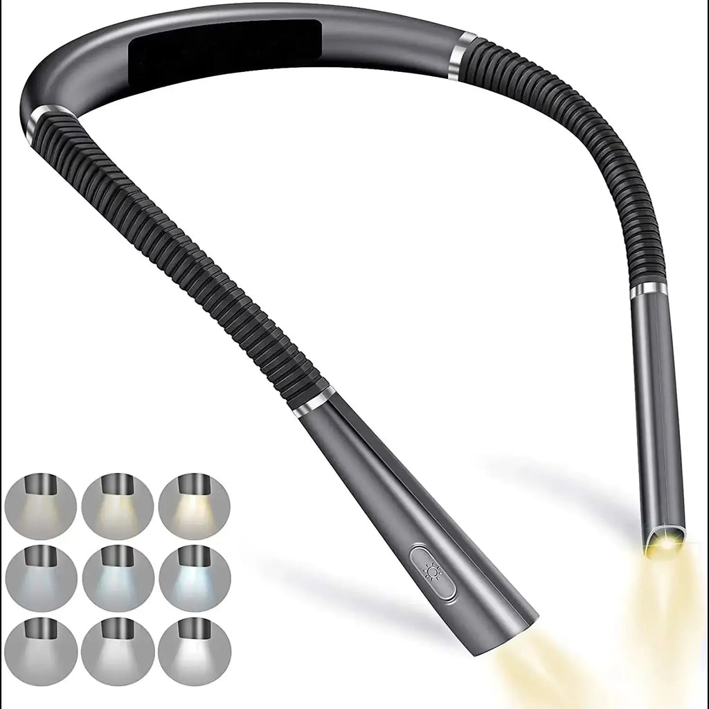 portable reading light for hands-free use